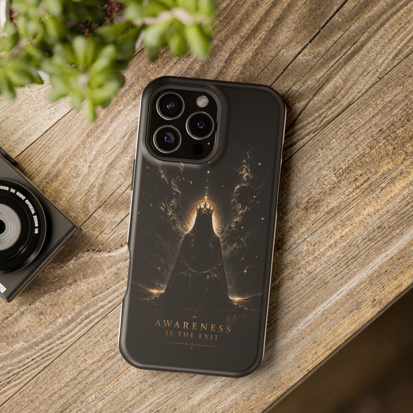 Phone Case — 'Awareness Is The Exit' Dark Mystic Magnetic Impact-Resistant Case