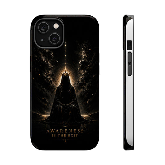 Phone Case — 'Awareness Is The Exit' Dark Mystic Magnetic Impact-Resistant Case