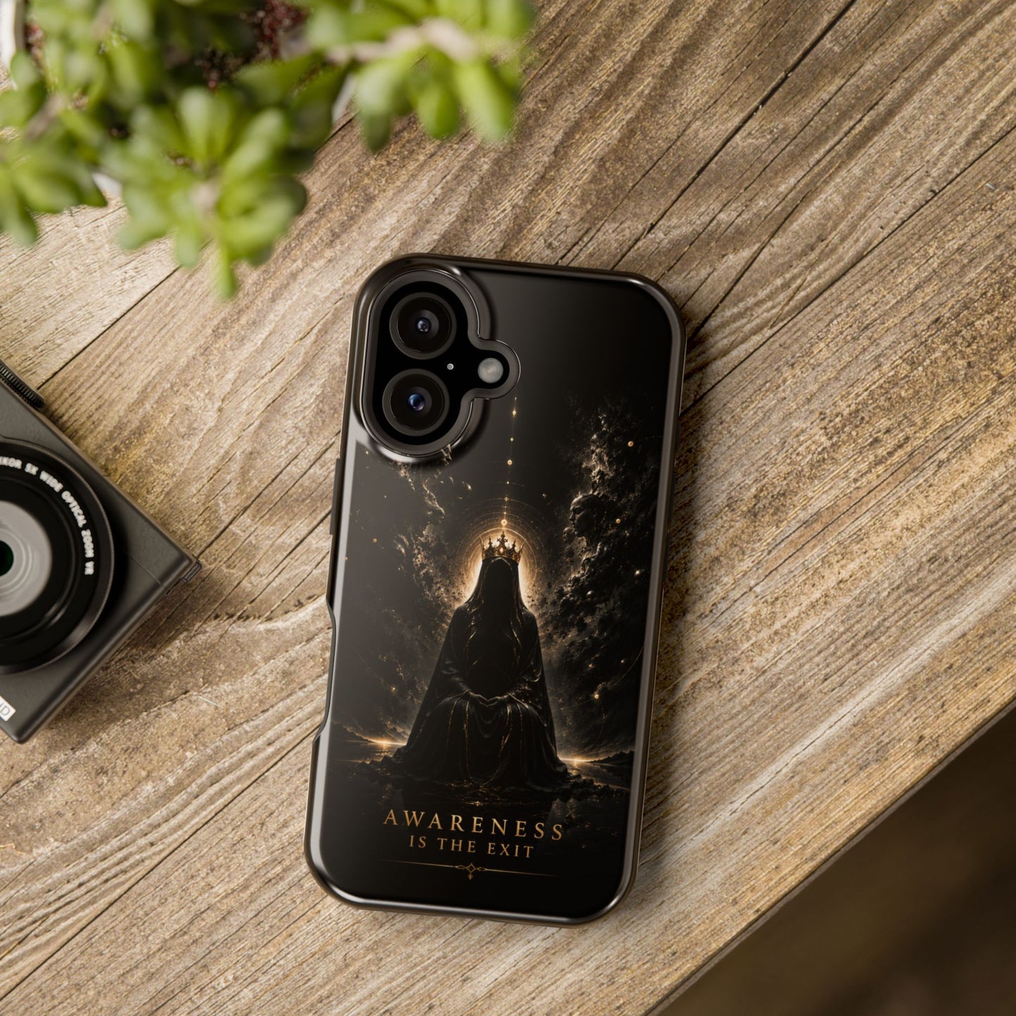 Phone Case — 'Awareness Is The Exit' Dark Mystic Magnetic Impact-Resistant Case