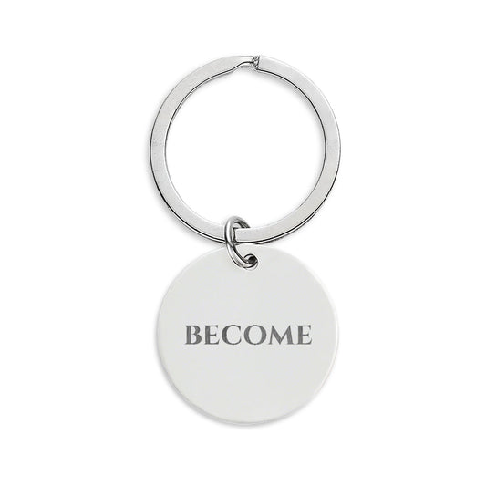 BECOME — A Minimalist Keychain for Transformation & Inner Growth