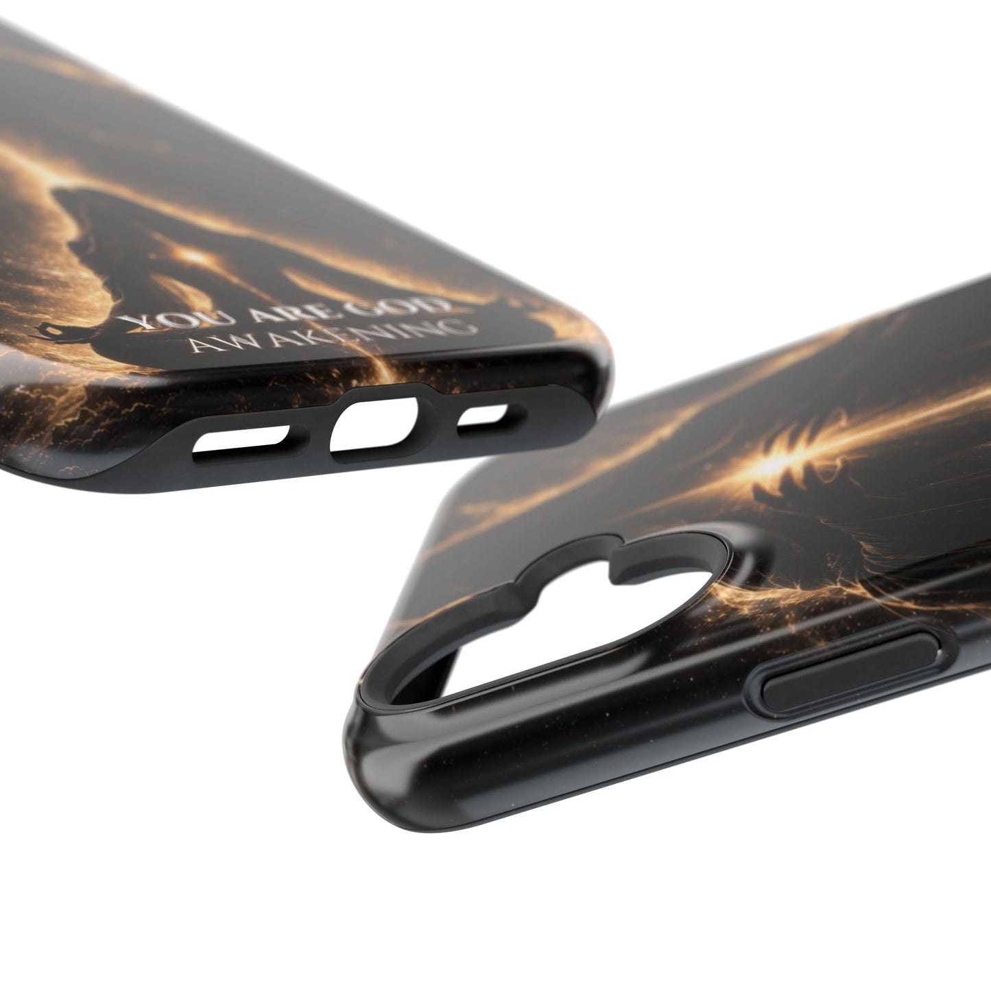 Spiritual Galaxy Phone Case — "You Are God Awakening" Magnetic Impact‑Resistant Case