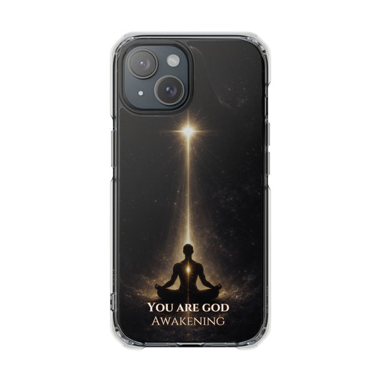 You Are God Awakening—  Magnetic Clear Phone Case