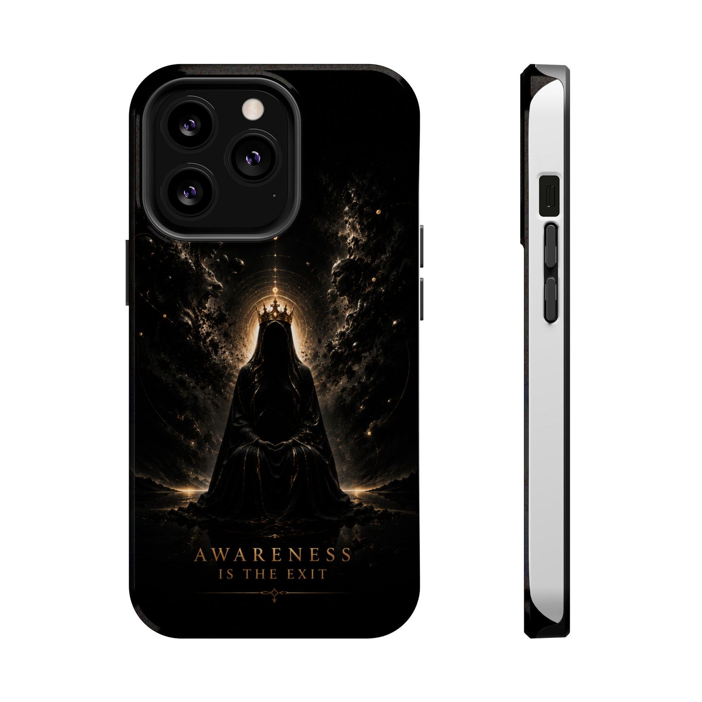 Phone Case — 'Awareness Is The Exit' Dark Mystic Magnetic Impact-Resistant Case