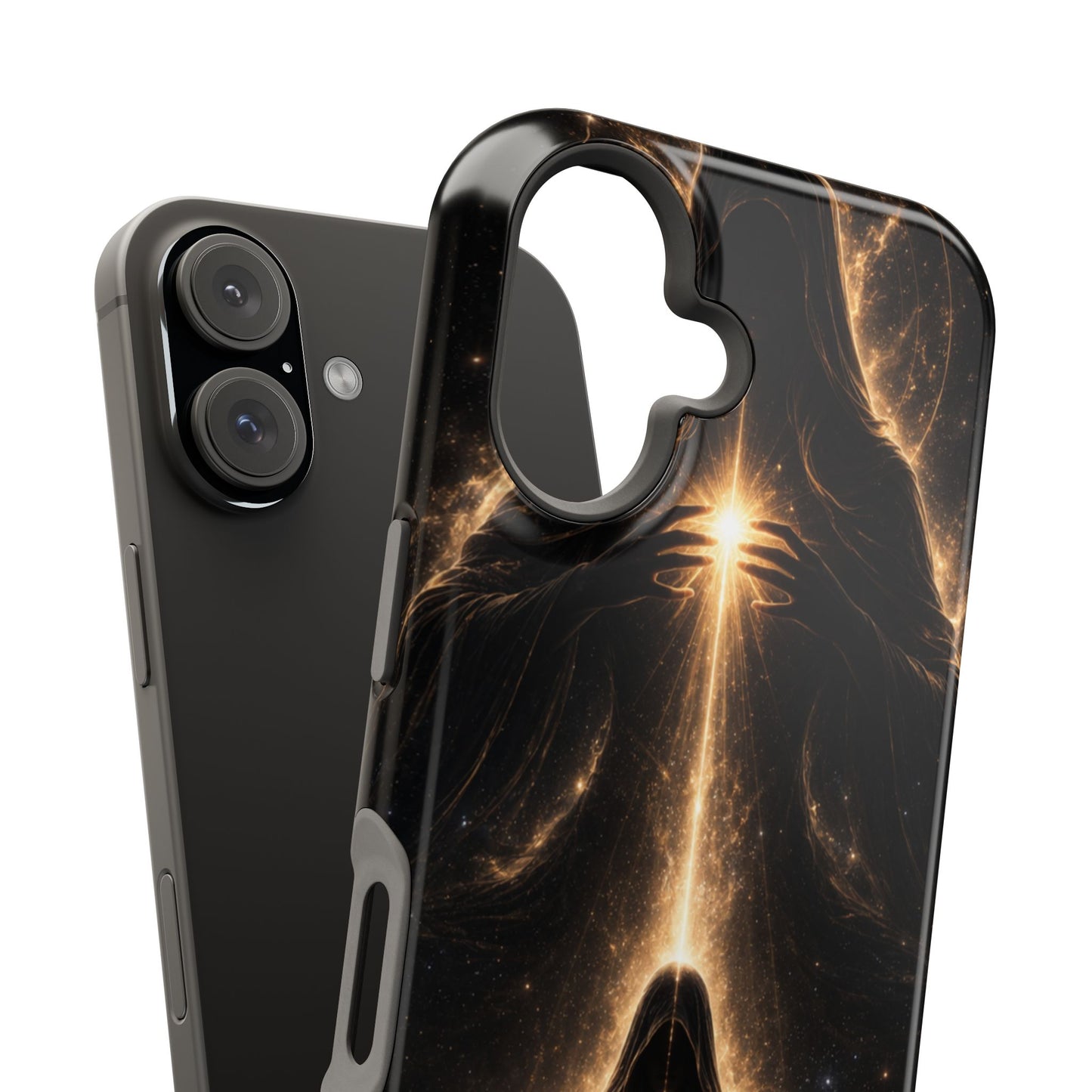 Spiritual Galaxy Phone Case — "You Are God Awakening" Magnetic Impact‑Resistant Case