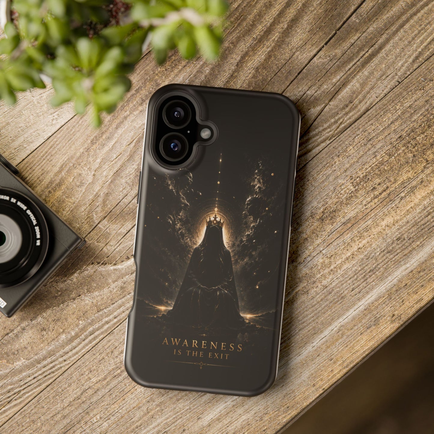 Phone Case — 'Awareness Is The Exit' Dark Mystic Magnetic Impact-Resistant Case