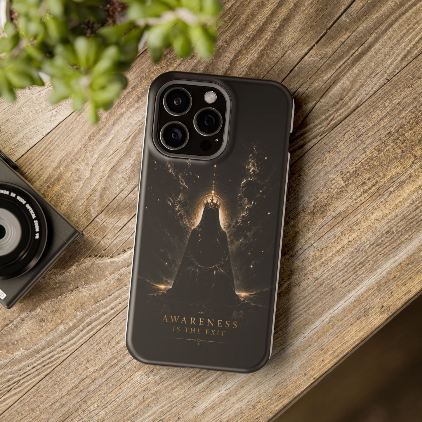 Phone Case — 'Awareness Is The Exit' Dark Mystic Magnetic Impact-Resistant Case