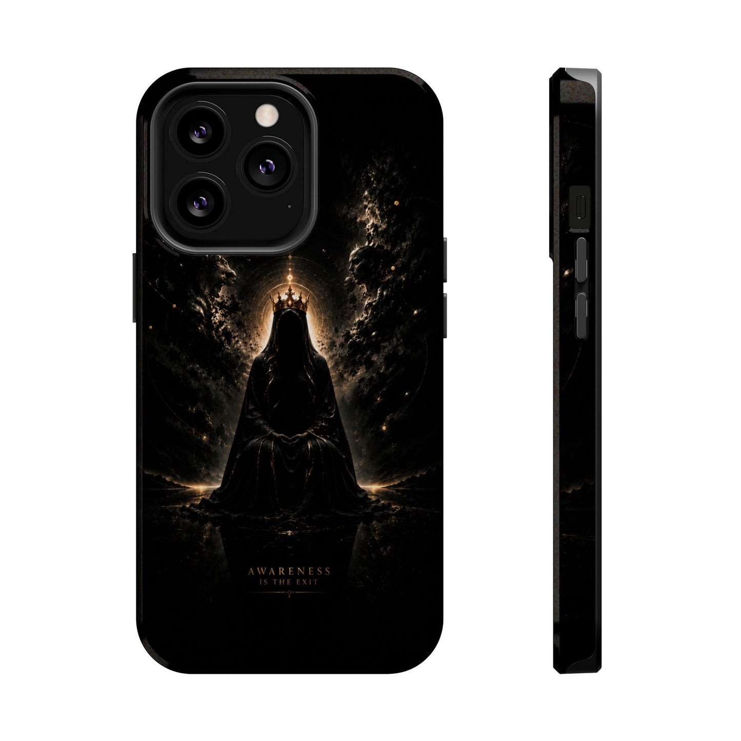 Phone Case — 'Awareness Is The Exit' Dark Mystic Magnetic Impact-Resistant Case