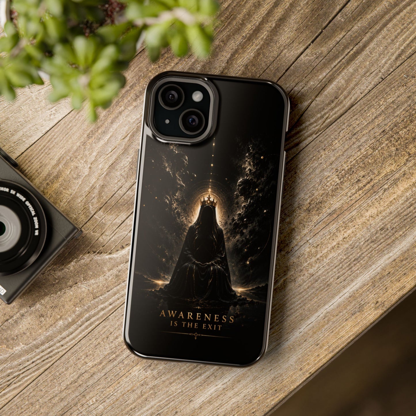Phone Case — 'Awareness Is The Exit' Dark Mystic Magnetic Impact-Resistant Case