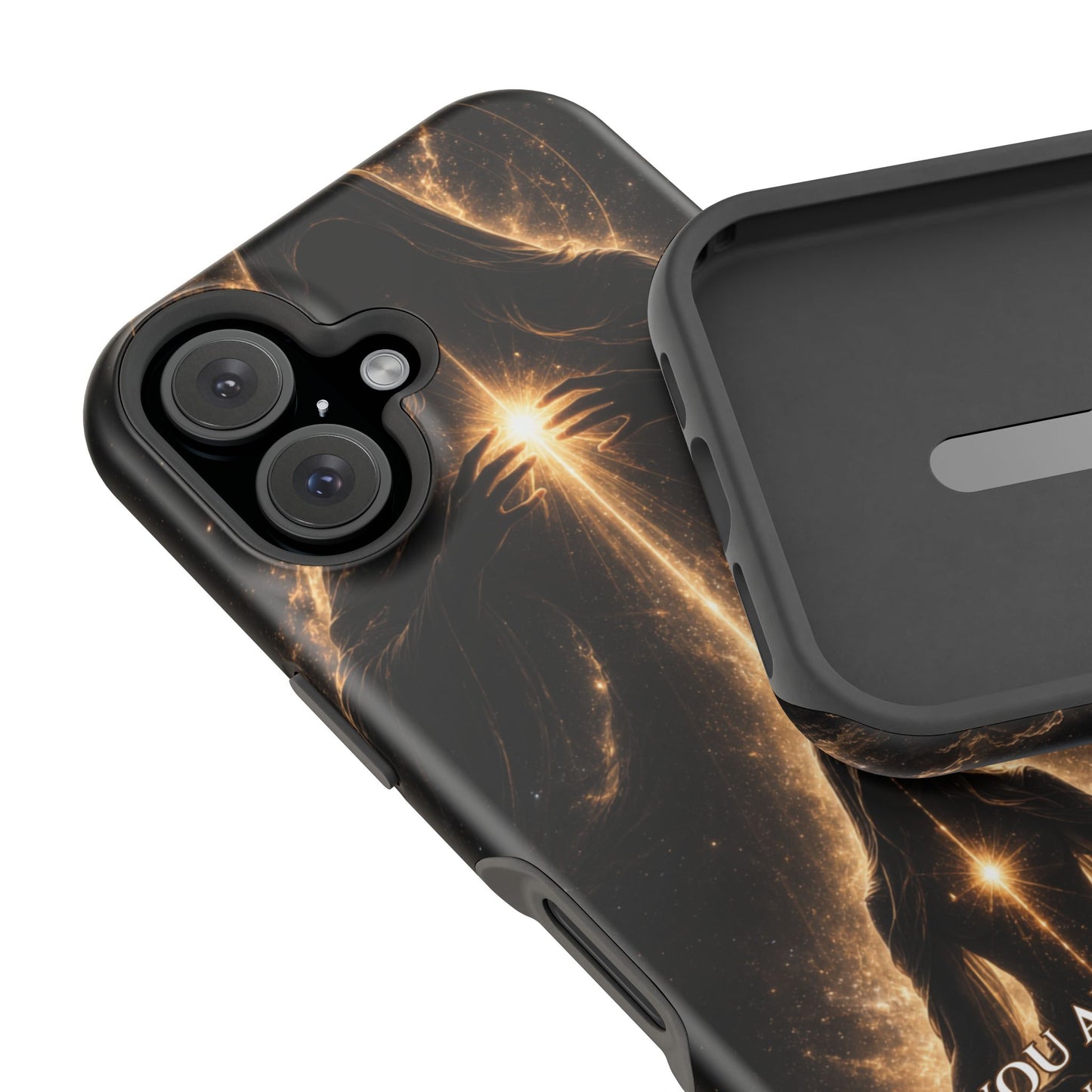 Spiritual Galaxy Phone Case — "You Are God Awakening" Magnetic Impact‑Resistant Case