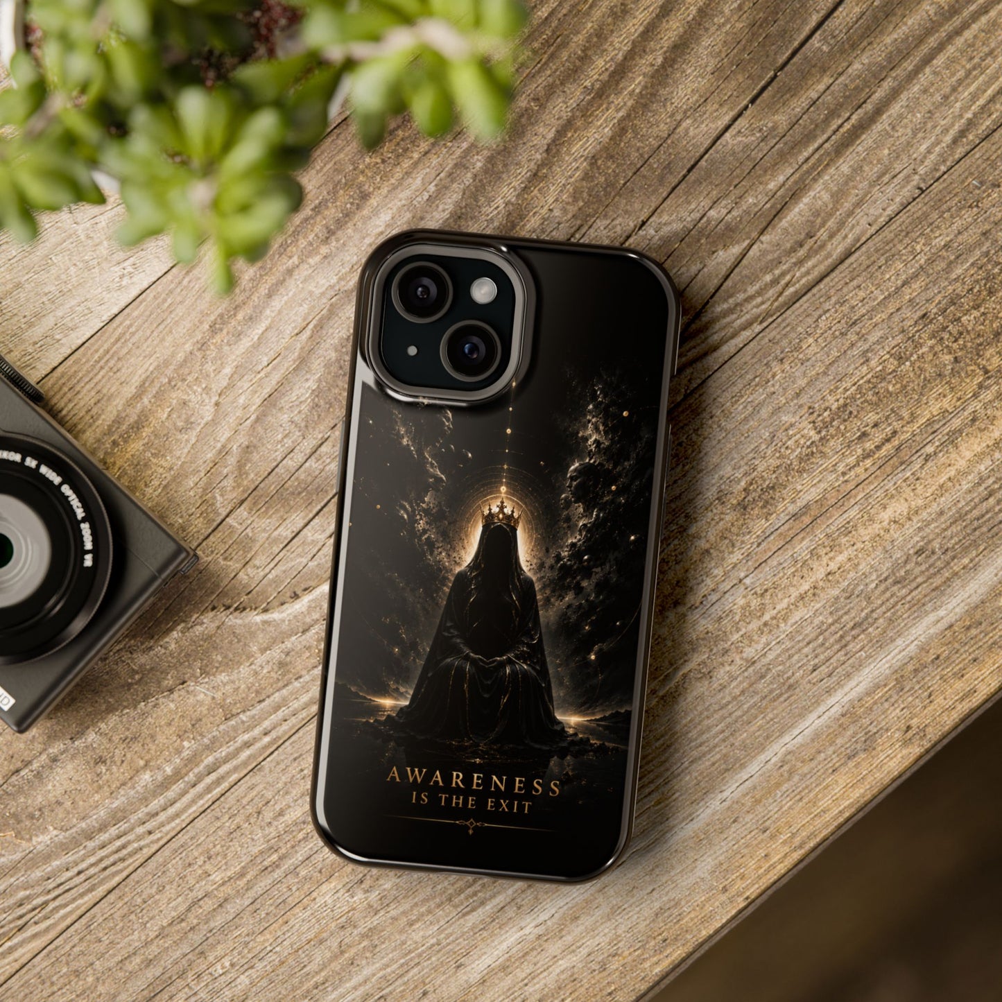 Phone Case — 'Awareness Is The Exit' Dark Mystic Magnetic Impact-Resistant Case