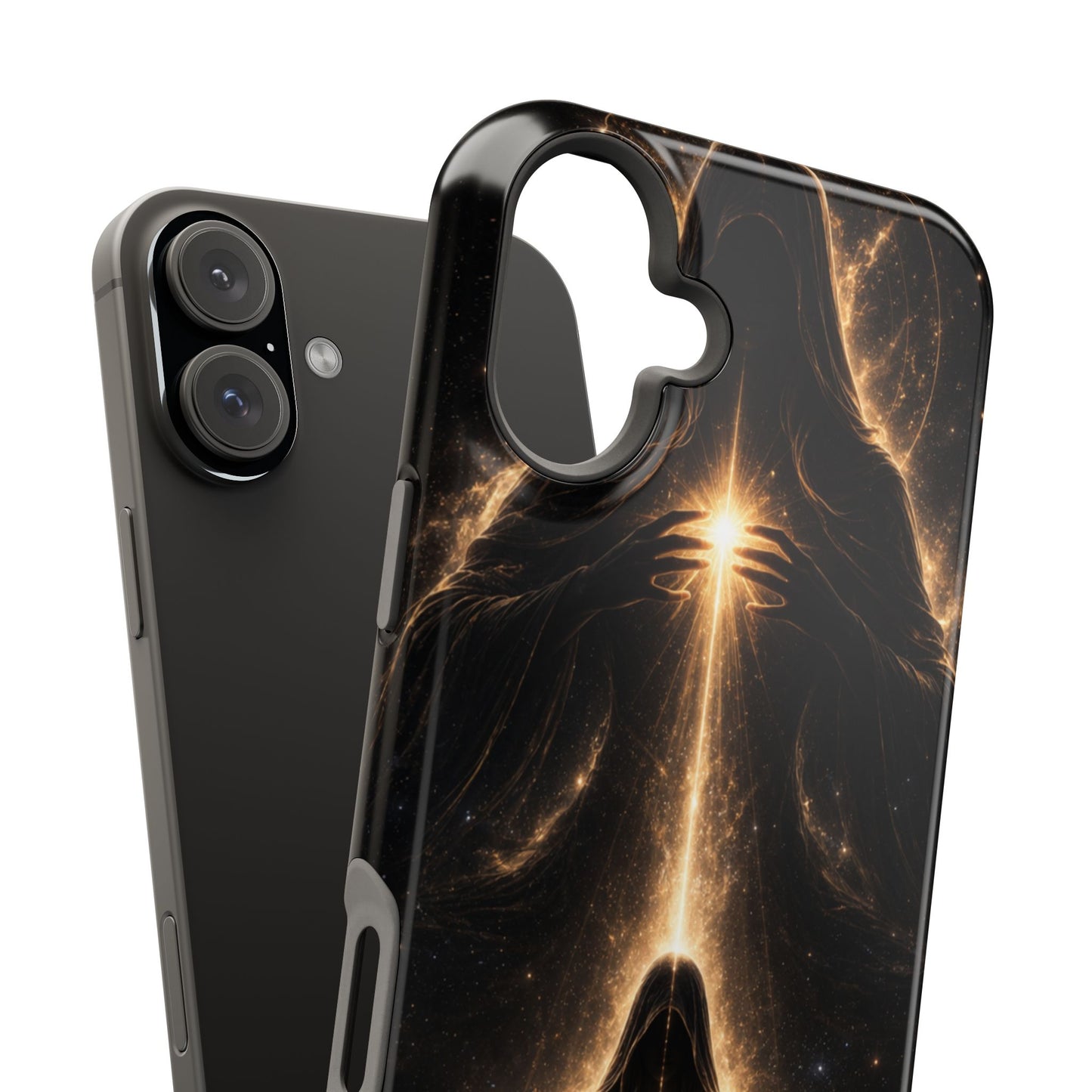 Spiritual Galaxy Phone Case — "You Are God Awakening" Magnetic Impact‑Resistant Case