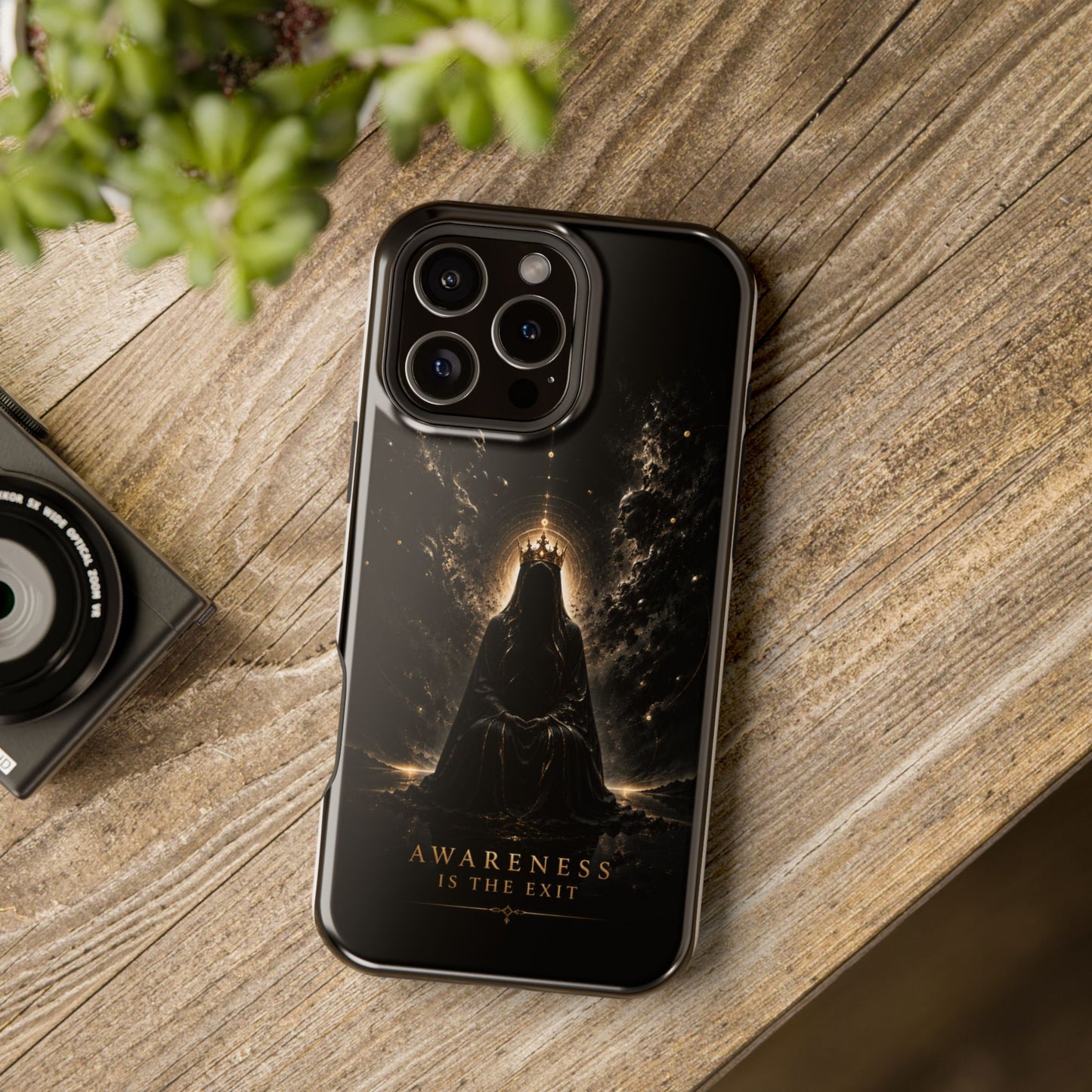 Phone Case — 'Awareness Is The Exit' Dark Mystic Magnetic Impact-Resistant Case