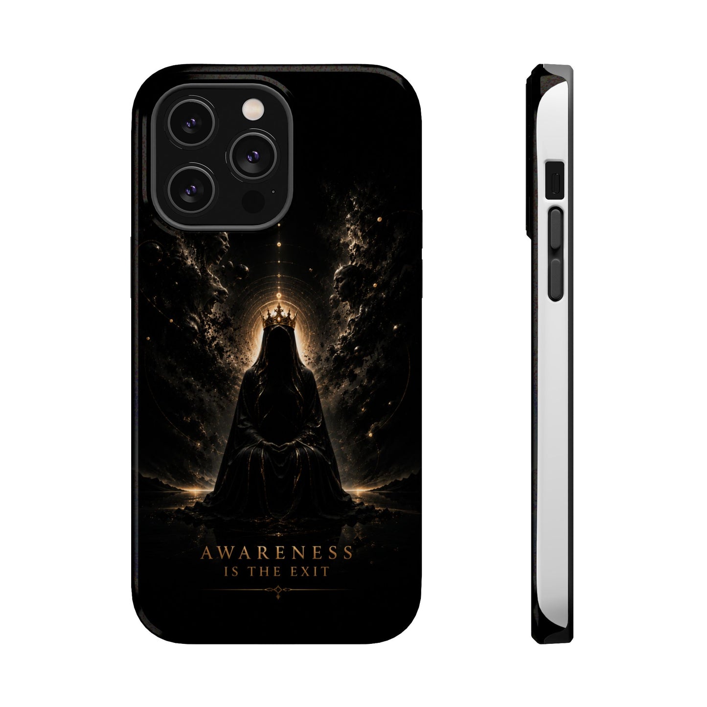 Phone Case — 'Awareness Is The Exit' Dark Mystic Magnetic Impact-Resistant Case