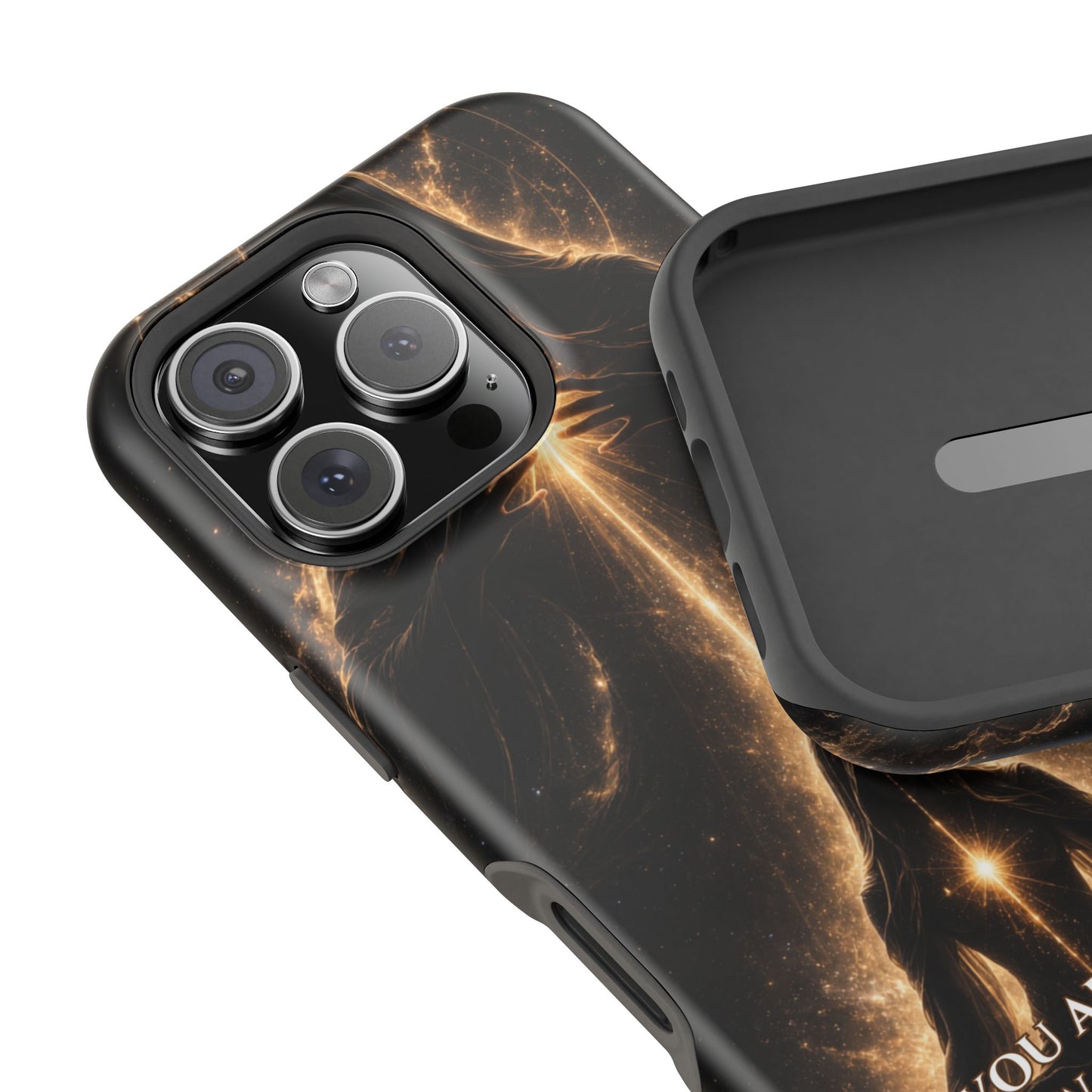 Spiritual Galaxy Phone Case — "You Are God Awakening" Magnetic Impact‑Resistant Case
