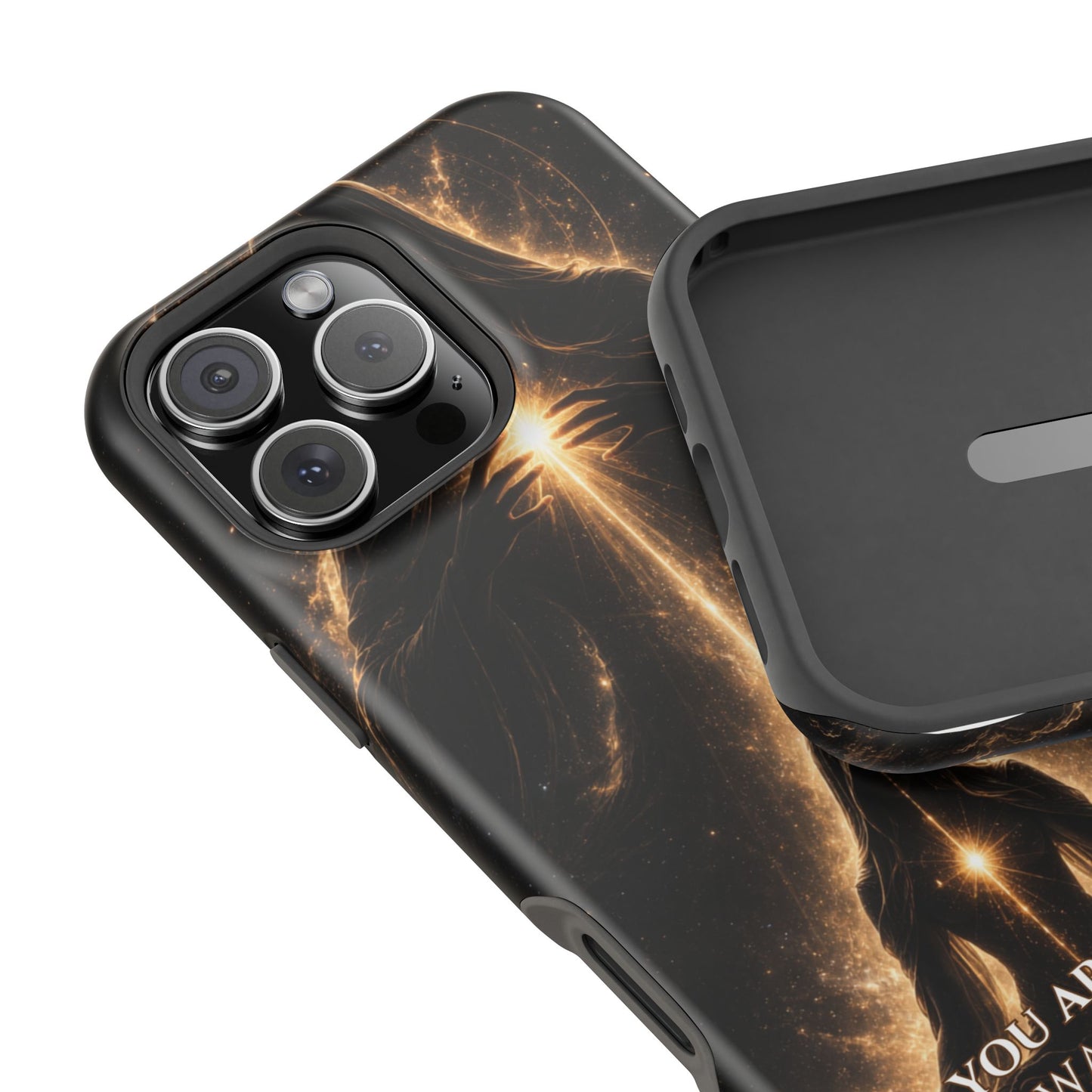 Spiritual Galaxy Phone Case — "You Are God Awakening" Magnetic Impact‑Resistant Case