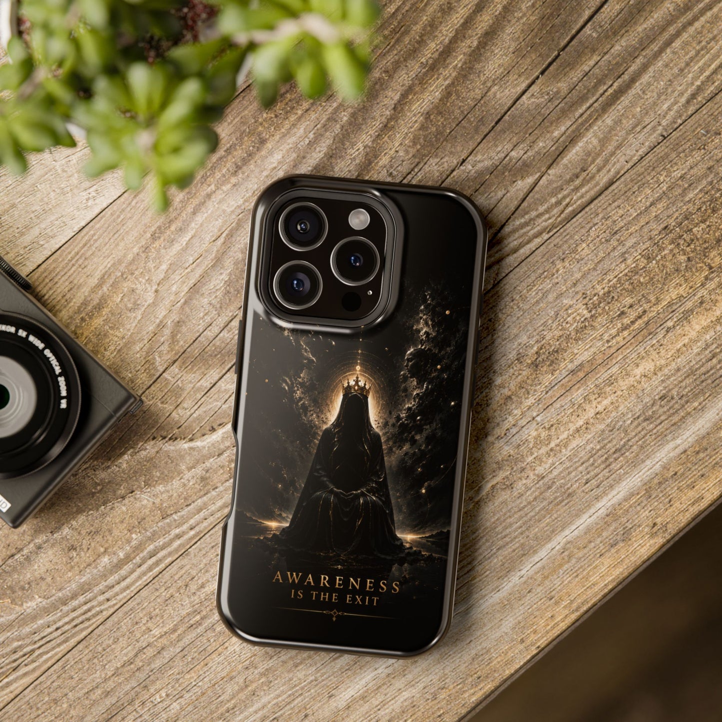 Phone Case — 'Awareness Is The Exit' Dark Mystic Magnetic Impact-Resistant Case