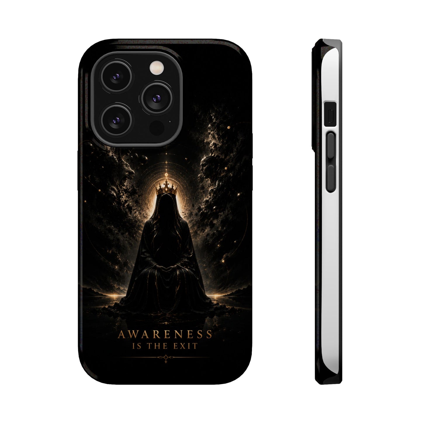 Phone Case — 'Awareness Is The Exit' Dark Mystic Magnetic Impact-Resistant Case