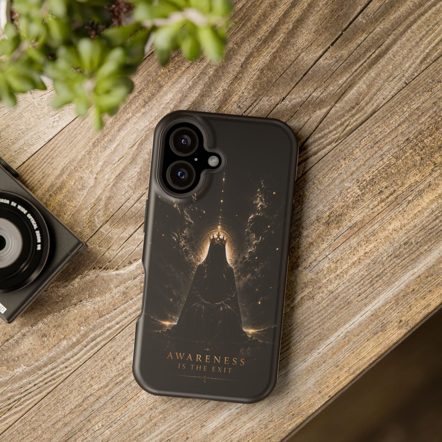 Phone Case — 'Awareness Is The Exit' Dark Mystic Magnetic Impact-Resistant Case
