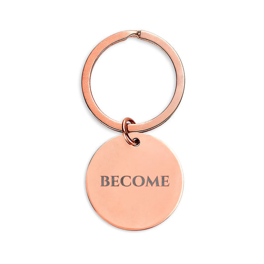 BECOME — A Minimalist Keychain for Transformation & Inner Growth