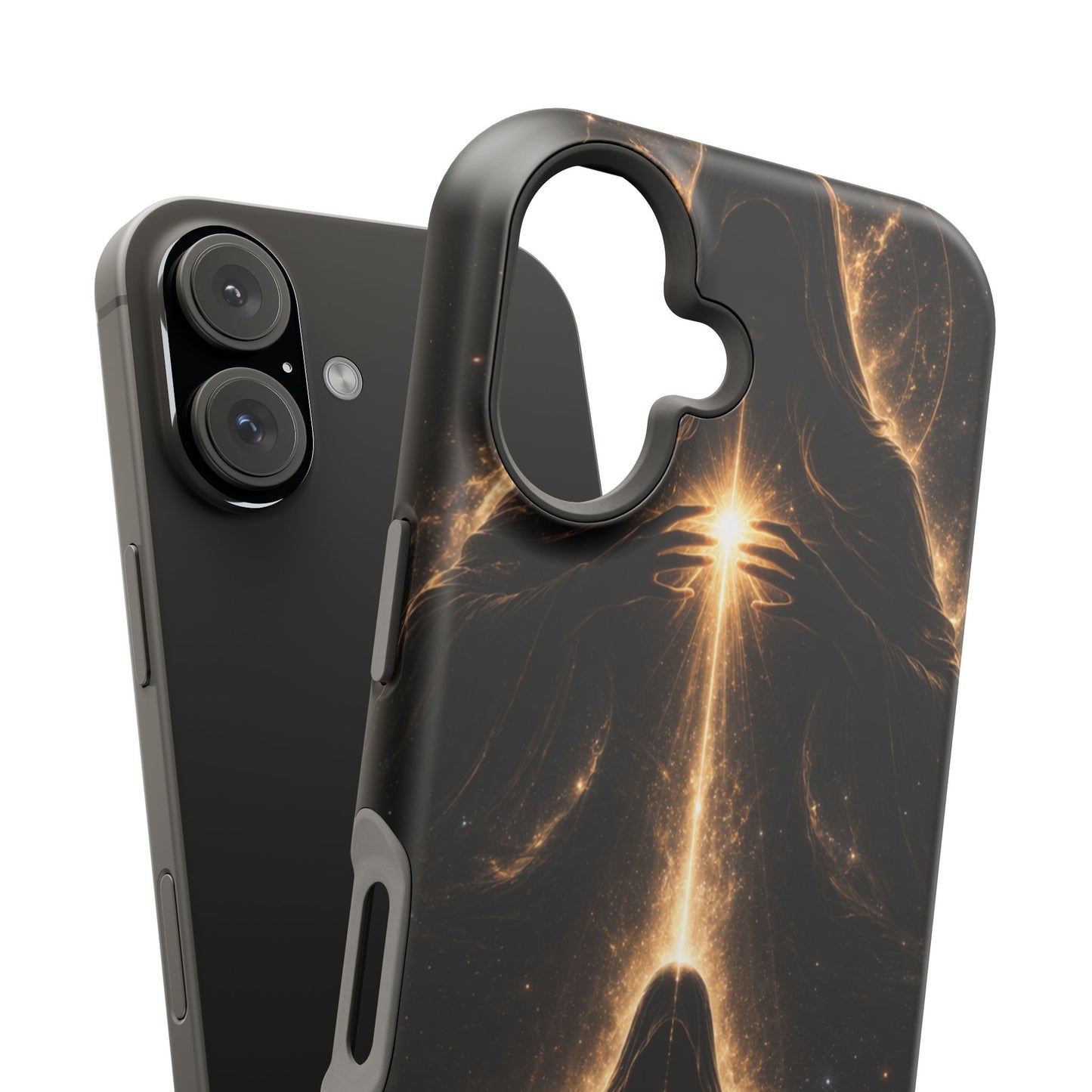 Spiritual Galaxy Phone Case — "You Are God Awakening" Magnetic Impact‑Resistant Case