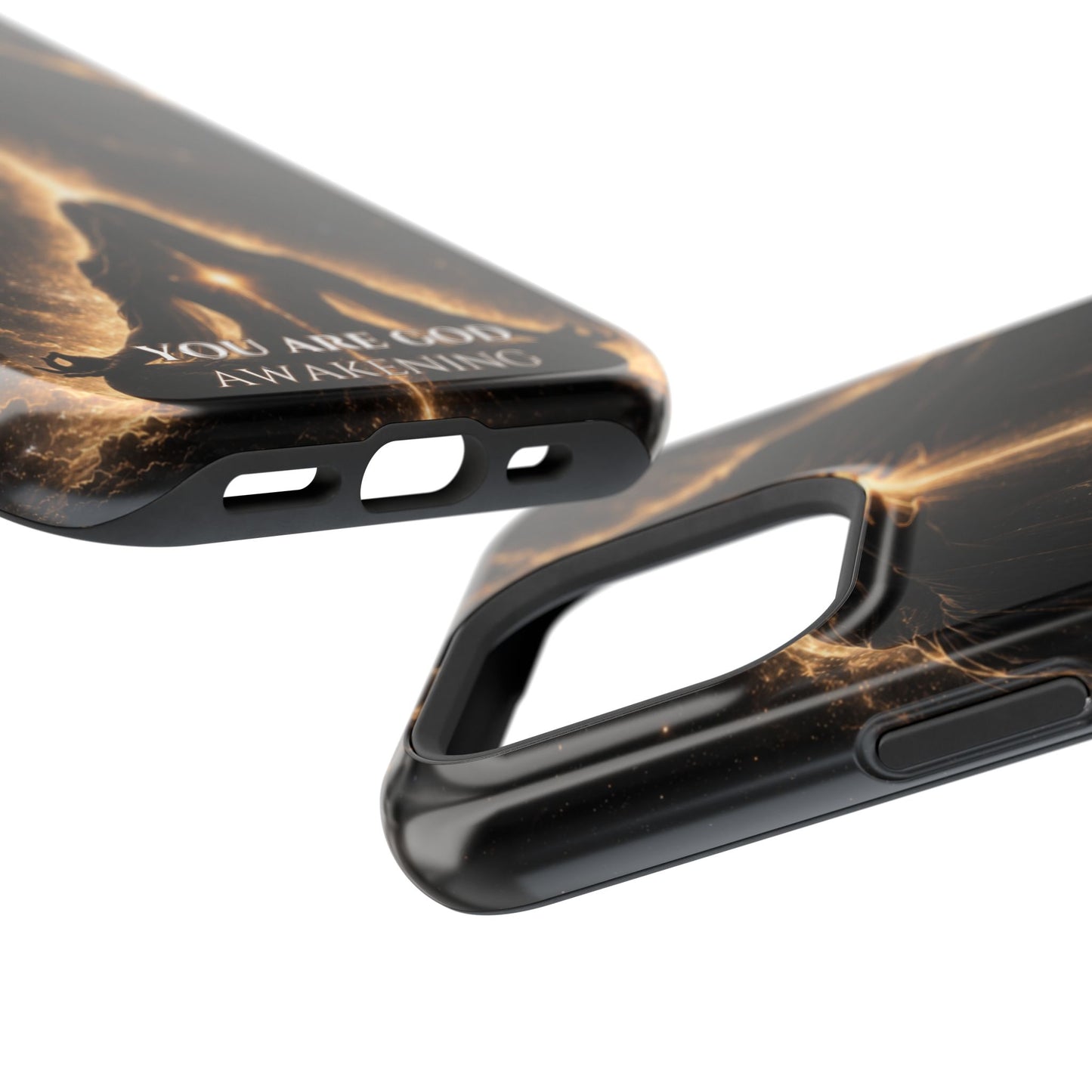 Spiritual Galaxy Phone Case — "You Are God Awakening" Magnetic Impact‑Resistant Case