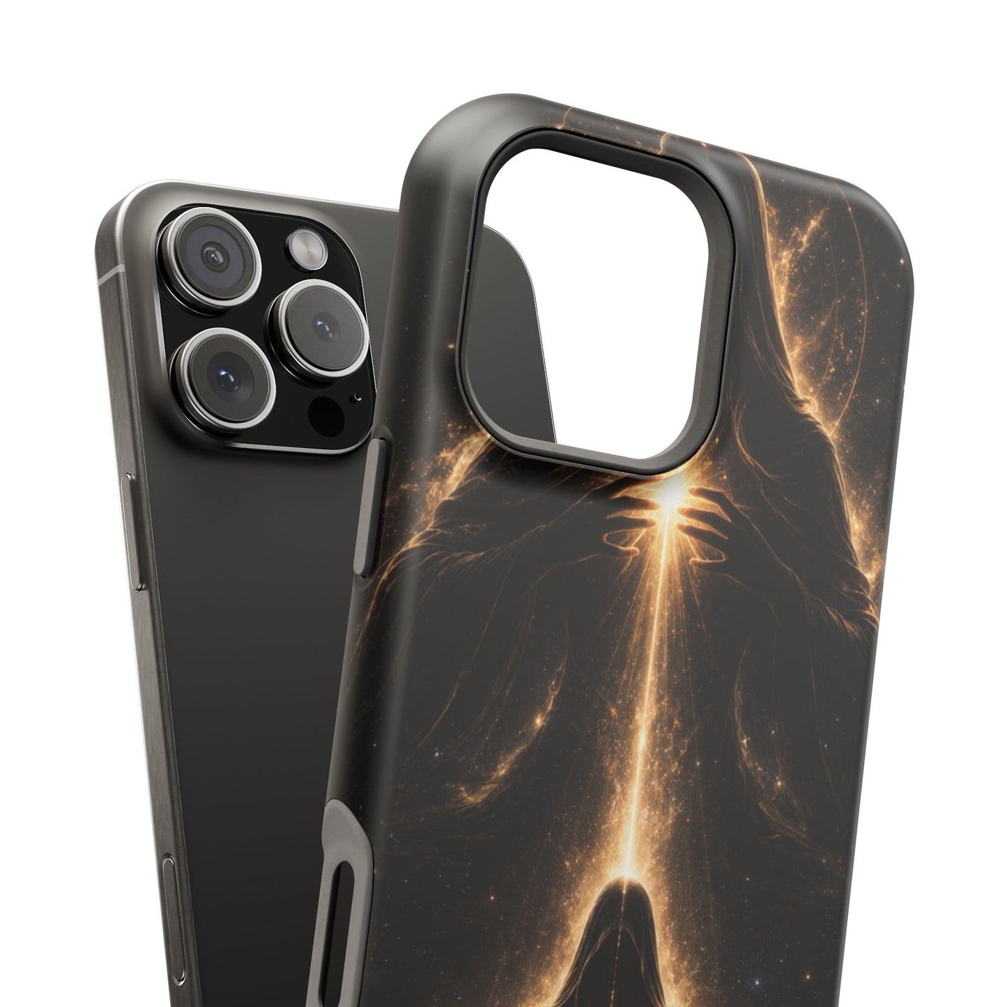 Spiritual Galaxy Phone Case — "You Are God Awakening" Magnetic Impact‑Resistant Case