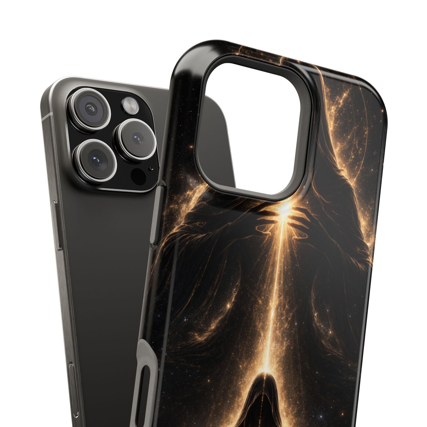 Spiritual Galaxy Phone Case — "You Are God Awakening" Magnetic Impact‑Resistant Case