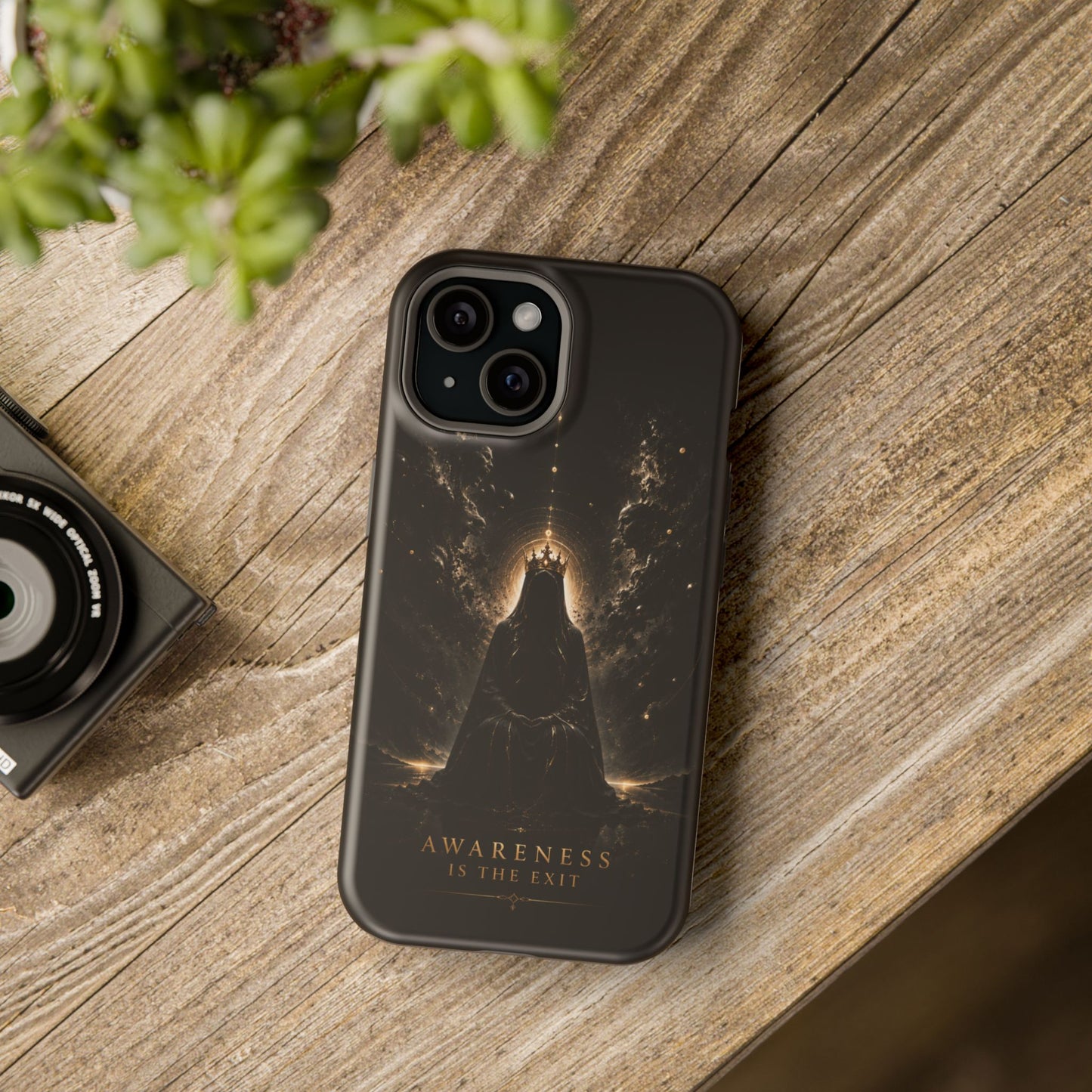 Phone Case — 'Awareness Is The Exit' Dark Mystic Magnetic Impact-Resistant Case