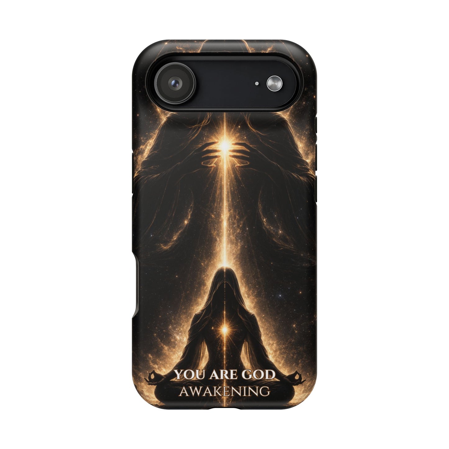 Spiritual Galaxy Phone Case — "You Are God Awakening" Magnetic Impact‑Resistant Case