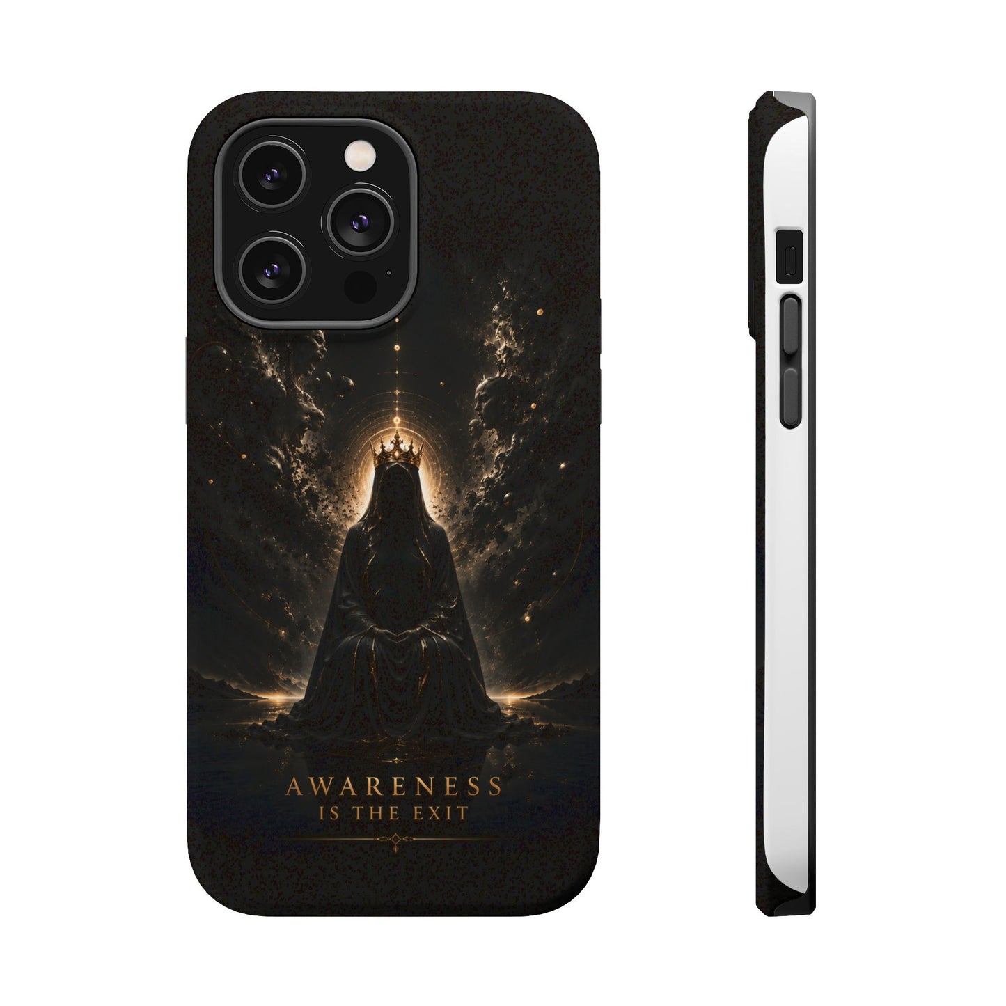 Phone Case — 'Awareness Is The Exit' Dark Mystic Magnetic Impact-Resistant Case