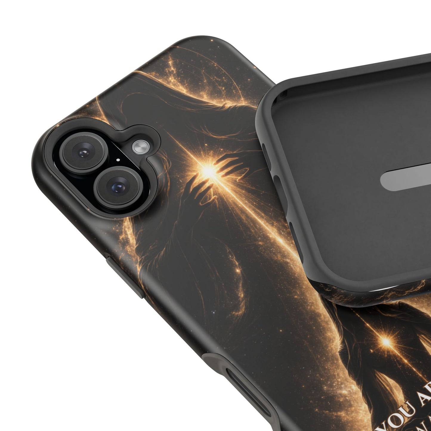 Spiritual Galaxy Phone Case — "You Are God Awakening" Magnetic Impact‑Resistant Case