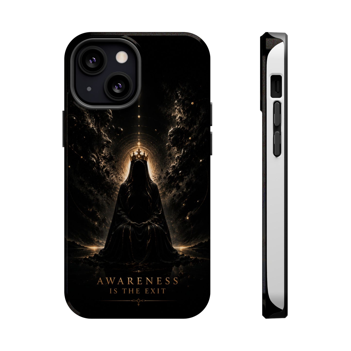 Phone Case — 'Awareness Is The Exit' Dark Mystic Magnetic Impact-Resistant Case