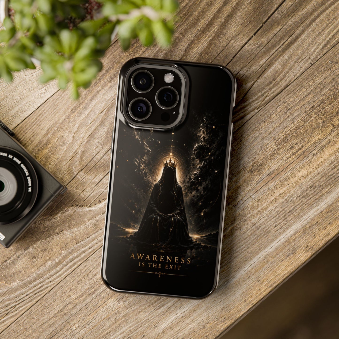 Phone Case — 'Awareness Is The Exit' Dark Mystic Magnetic Impact-Resistant Case