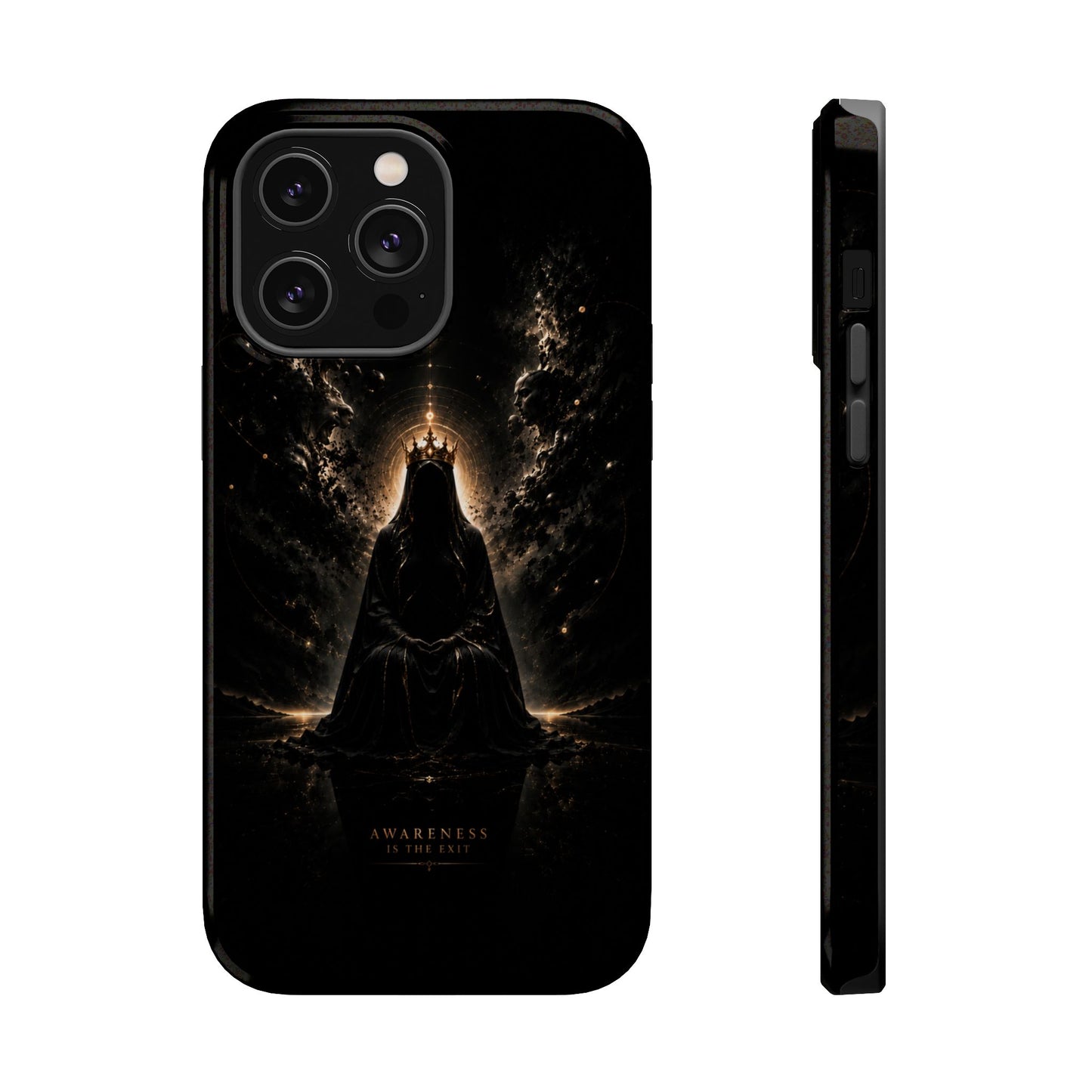 Phone Case — 'Awareness Is The Exit' Dark Mystic Magnetic Impact-Resistant Case